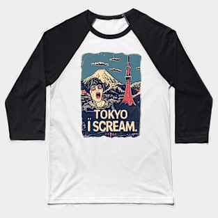 Tokyo I Scream 2 Baseball T-Shirt